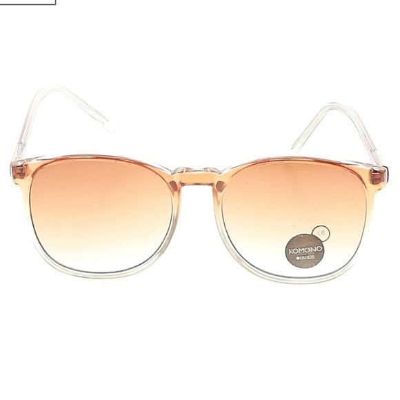 NEW Komono Sunglasses  Urkel Gradient Peach Ombre orange clear - Picture 1 of 16